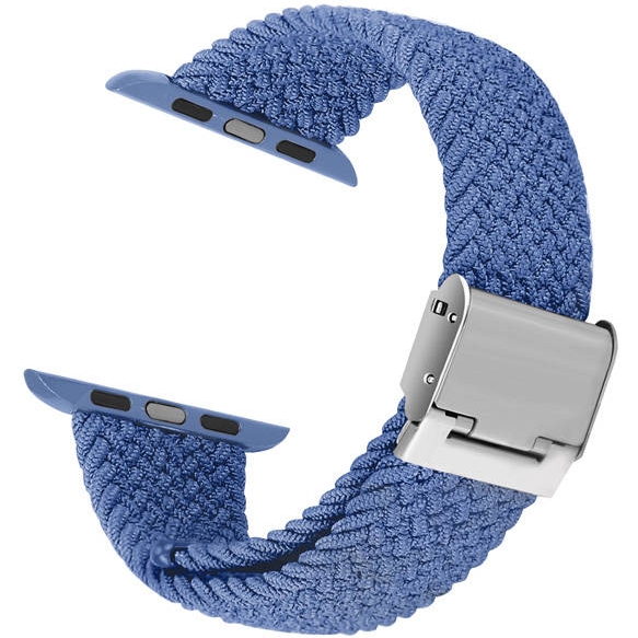 Pasek / opaska sportowa Crong Wave Band do Apple Watch 41/40/38mm, niebieskie